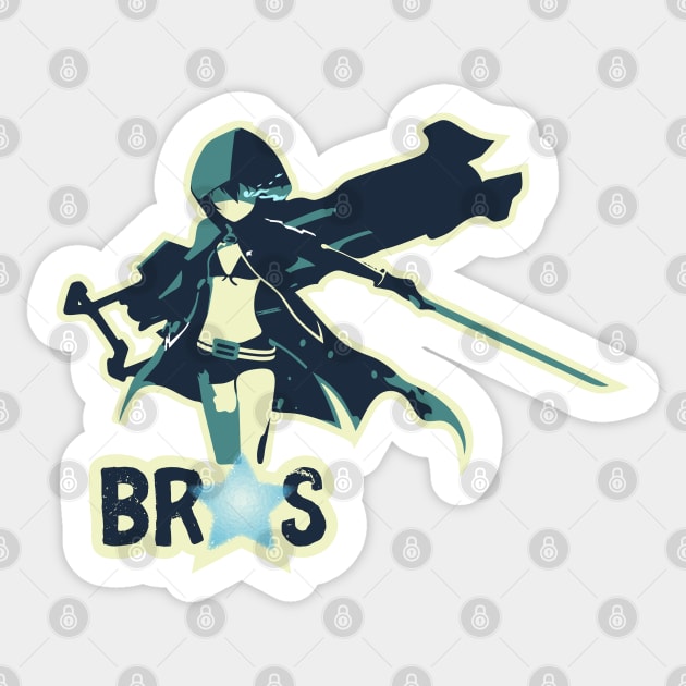 Black Rock Shooter 3 Sticker by sfajar